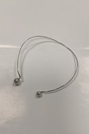 Moderne Halsring i Sterling Sølv