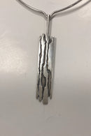 Halsring i Sterling Sølv med vedhæng