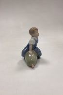 Royal Copenhagen Figur Dreng på græskar No. 4539