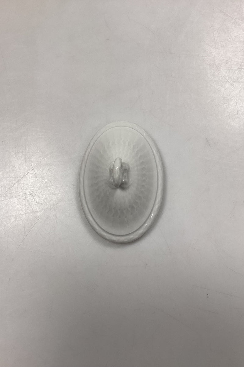 Royal Copenhagen White Fan Lid for Sugar Bowl No. 11561