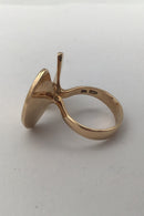 Bent Gabrielsen 14K Guld Ring m Perle