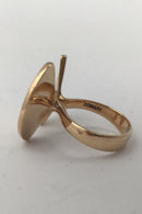 Bent Gabrielsen 14K Guld Ring m Perle
