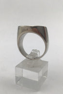 Georg Jensen / Hans Hansen Sterling Sølv Ring med Guldplade