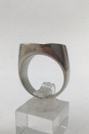 Georg Jensen / Hans Hansen Sterling Sølv Ring med Guldplade