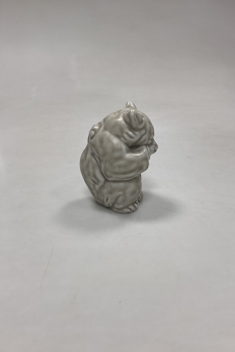 Royal Copenhagen Stentøjsfigur Hvid Bjørneunge No. 21435