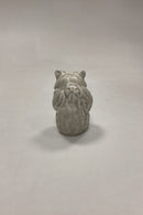 Royal Copenhagen Stentøjsfigur Hvid Bjørneunge No. 21435