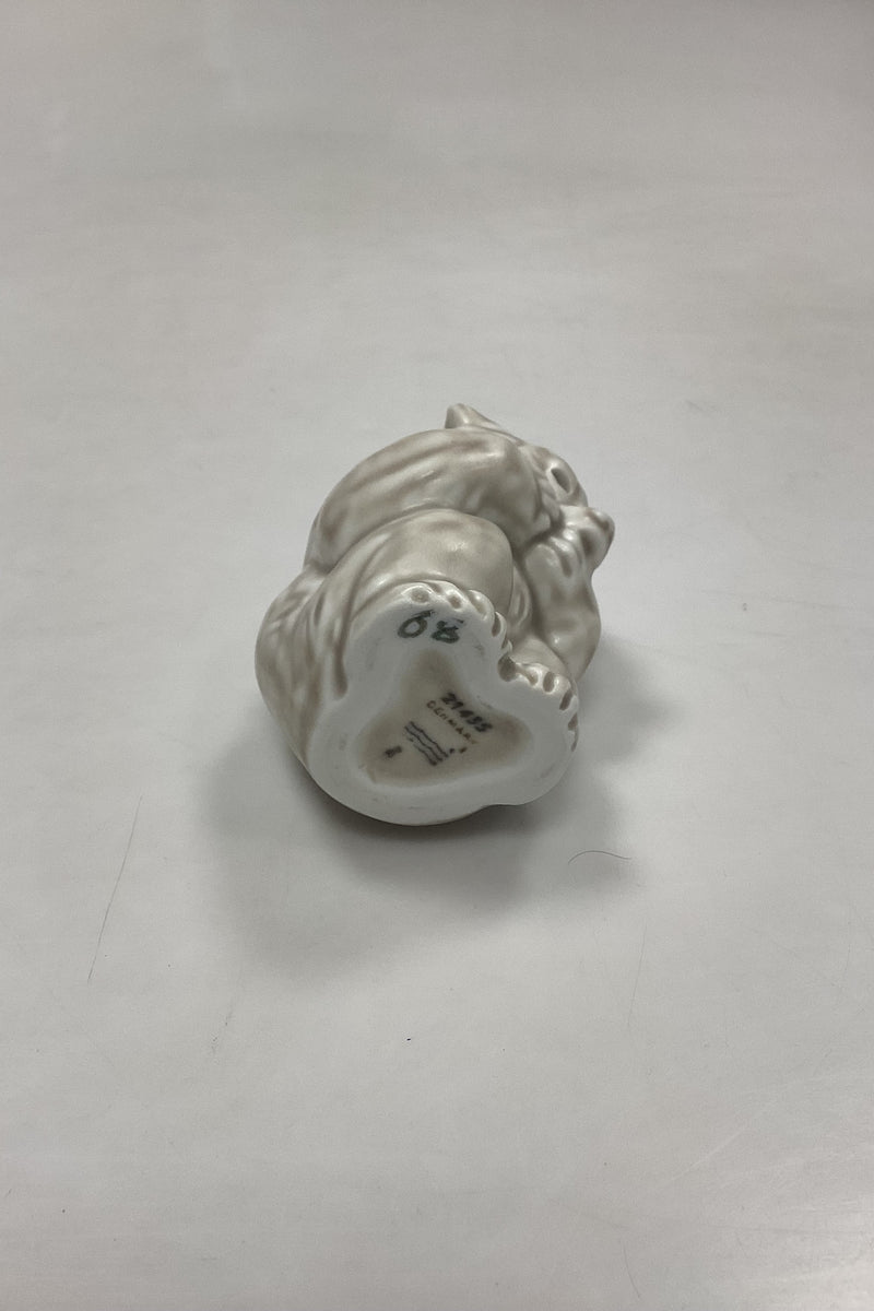 Royal Copenhagen Stentøjsfigur Hvid Bjørneunge No. 21435