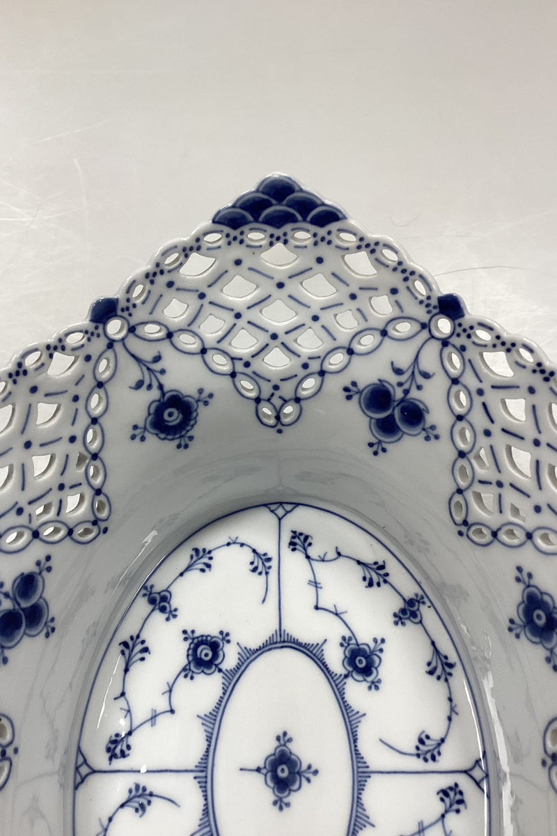 Royal Copenhagen Musselmalet Helblonde Frugtkurv/Oval Skål No. 1059