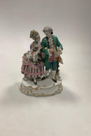 Meissen Figur Par i Rococo tøj August Ringler Model O 158 - Danam Antik