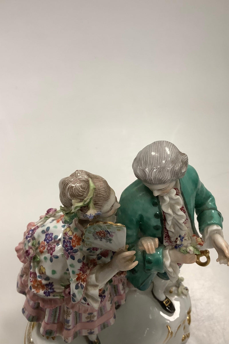 Meissen Figur Par i Rococo tøj August Ringler Model O 158 - Danam Antik
