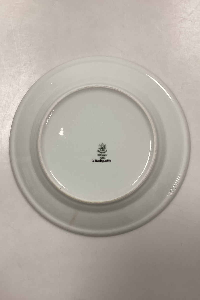 Bing og Grøndahl Blå Tone Fisketallerken Motiv 3 Rødspætte No. 716 - SKÅRET/SLIDT