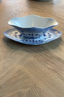 Sæt Royal Copenhagen Musselmalet Riflet Fiskestel No 3001, 3002, 3003, 3004 og 3005 - Danam Antik