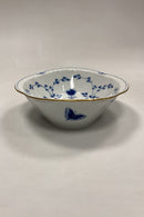 Bing og Grøndahl Sommerfugl, Guld Oval Serveringsskål No. 12B