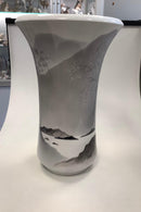 Royal Copenhagen Art Nouveau Unika Vase af Anna Smith Vinterlandskab No 6820 - Danam Antik