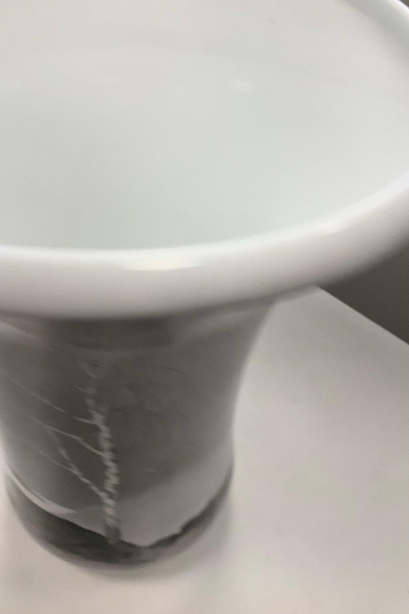 Royal Copenhagen Art Nouveau Unika Vase af Anna Smith Vinterlandskab No 6820 - Danam Antik