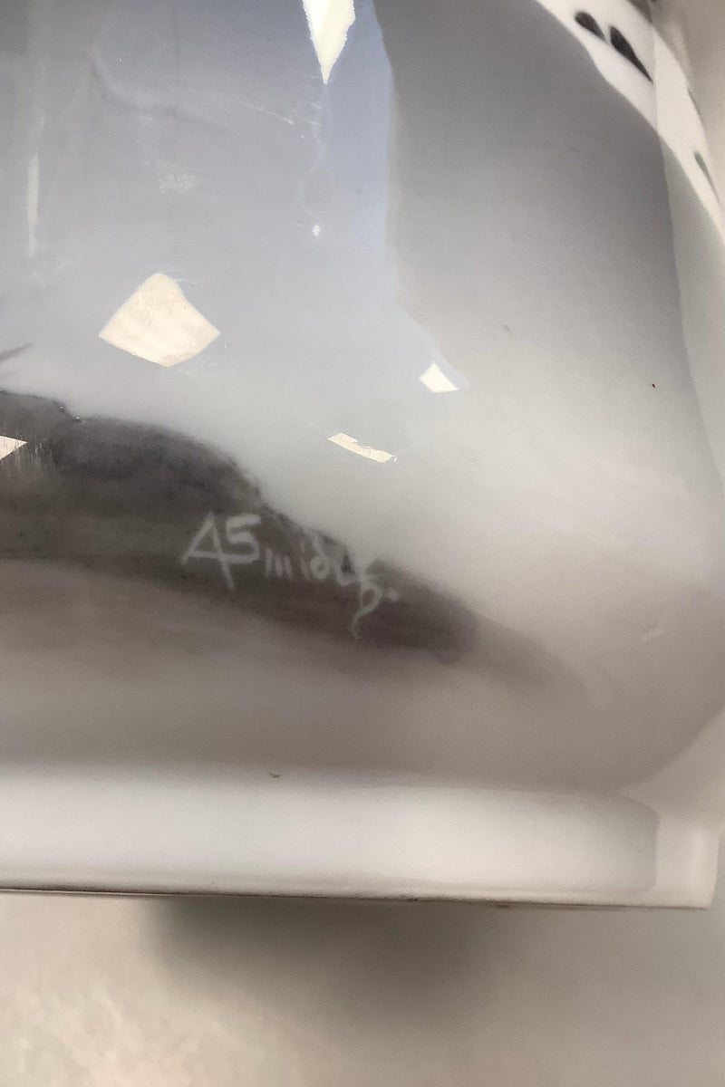 Royal Copenhagen Art Nouveau Unika Vase af Anna Smith Vinterlandskab No 6820 - Danam Antik