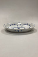 Royal Copenhagen Musselmalet Riflet Salat- eller Kagefad No. 24