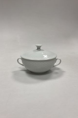 Bing og Grøndahl Elegance hvid Bouillonkop med Låg No. 247/481