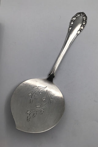 Georg Jensen Sølv Liljekonval Serveringsske (No.203)