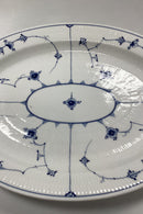 Royal Copenhagen Musselmalet Riflet Antik Ovalt Fad