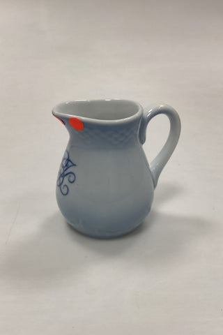 Bing and Grondahl Blue Traditional Hotel with Logo Small Cream Jug No. 801 - CUT
