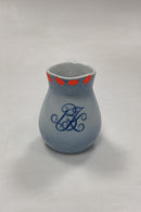 Bing og Grøndahl Blå Tone Hotel med Logo Lille Flødekande No. 801 - SKÅRET