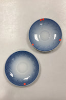 Bing og Grøndahl Blå Tone Hotel Kaffe-og underkop No. 744 - SKÅRET