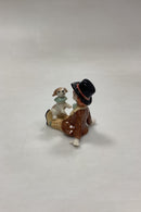 Royal Copenhagen Figur - Den Lille Klovn med Hund No. 212