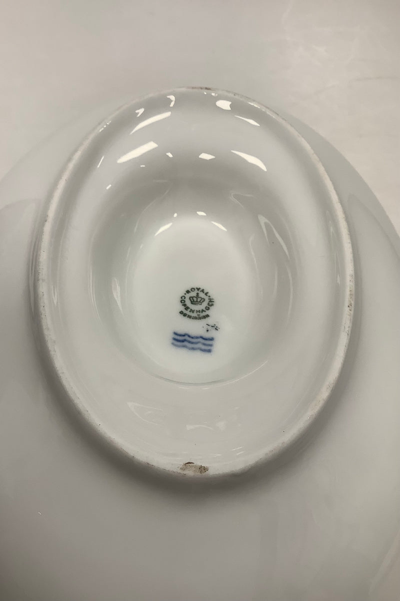 皇家哥本哈根白色花朵丹妮卡珍珠器皿肉汁碗 No 3556