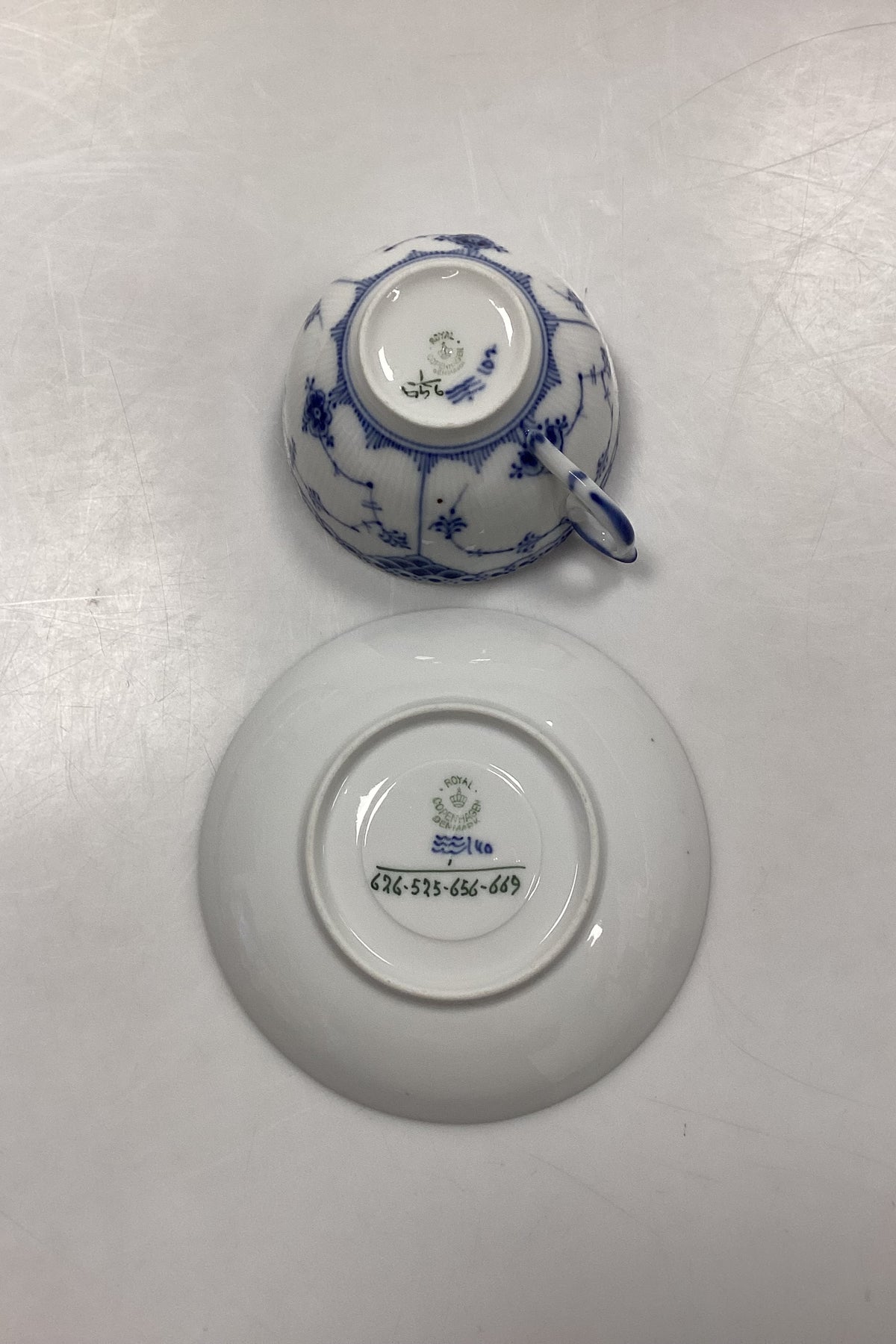 ロイヤルコペンハーゲン ブルーフルーテッド ラージ ティーカップ