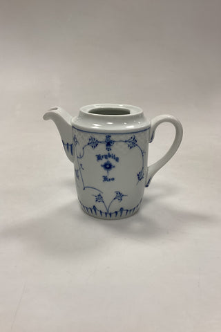 Bing og Grøndahl Blåmalet Musselmalet Hotel med Logo Kaffekande No. 820