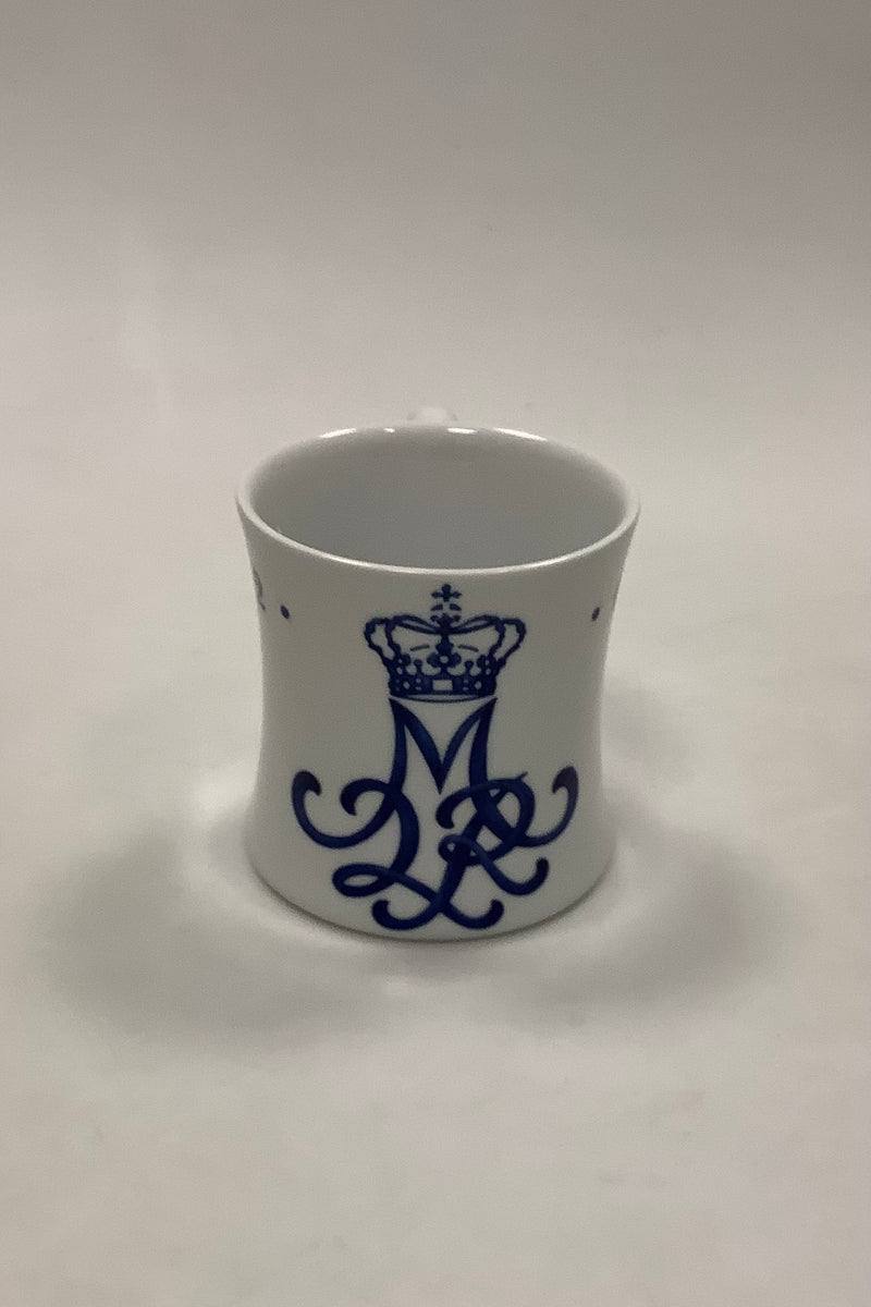Royal Copenhagen Commemorative Mug for Queen Margrethe's 25 years reign anniversary 1972 - 1997