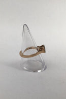 AHN 14K Guldring med Brillant (0.25 ct)