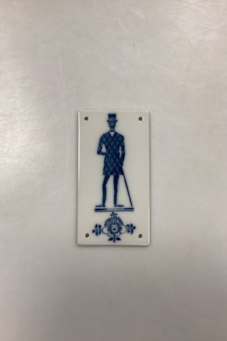 Royal Copenhagen Toiletskilt Herre No. 9875 H