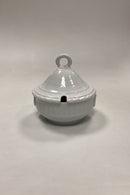 Royal Copenhagen Hvid Vifte Kompotskål med låg No. 170/171