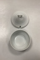 Royal Copenhagen Hvid Vifte Kompotskål med låg No. 170/171