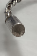 Moderne Åben Flettet Halsring i Sterling Sølv