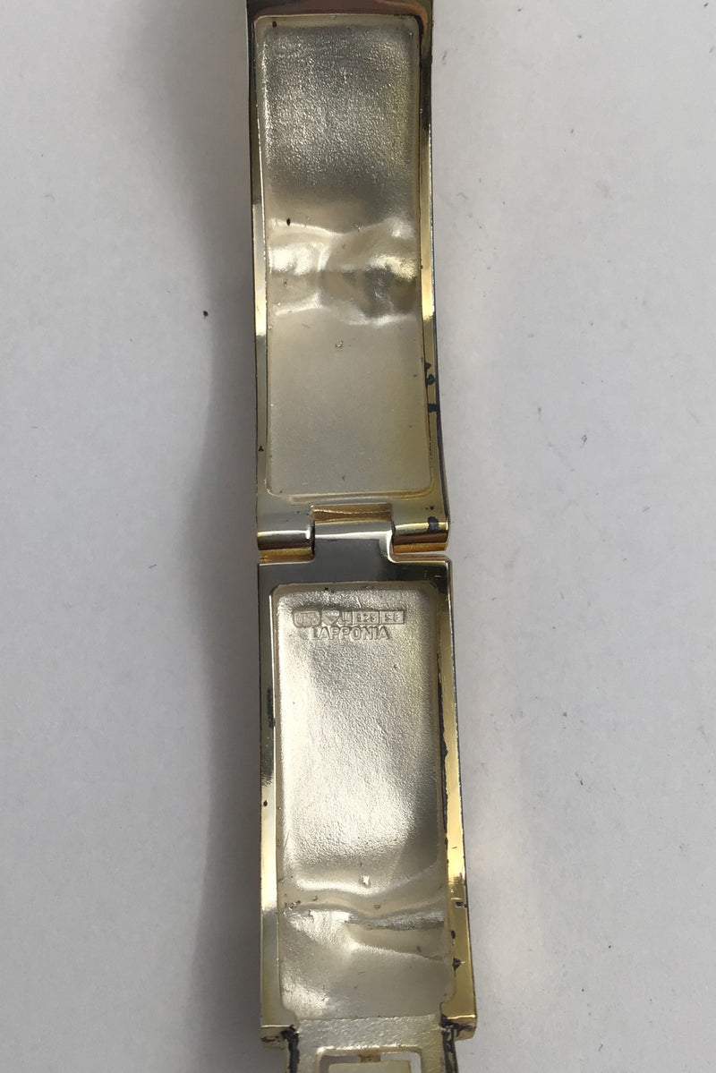 Lapponia Forgyldt Sterling Sølv Armlænke Ceres Björn Weckström