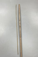 Italiensk Sterling Sølv Halskæde i guld doublé