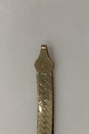 Italiensk Sterling Sølv Halskæde i guld doublé