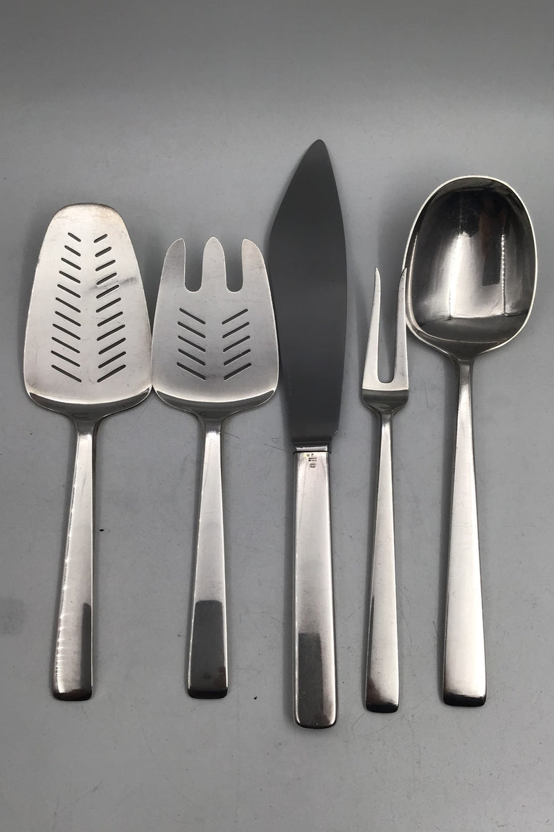 Georg Jensen Sterling Sølv Margrethe Bestiksæt til 8 personer (64+5 Dele)