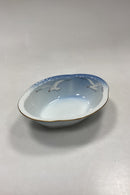 Bing og Grøndahl Måge med Guld Oval Skål No. 12A