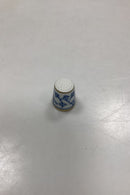 Bing og Grøndahl Fingerbøl Blåmalet Musselmalet No. 4801