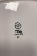 Royal Copenhagen Ursula oval Tallerken i Hvid No. 621
