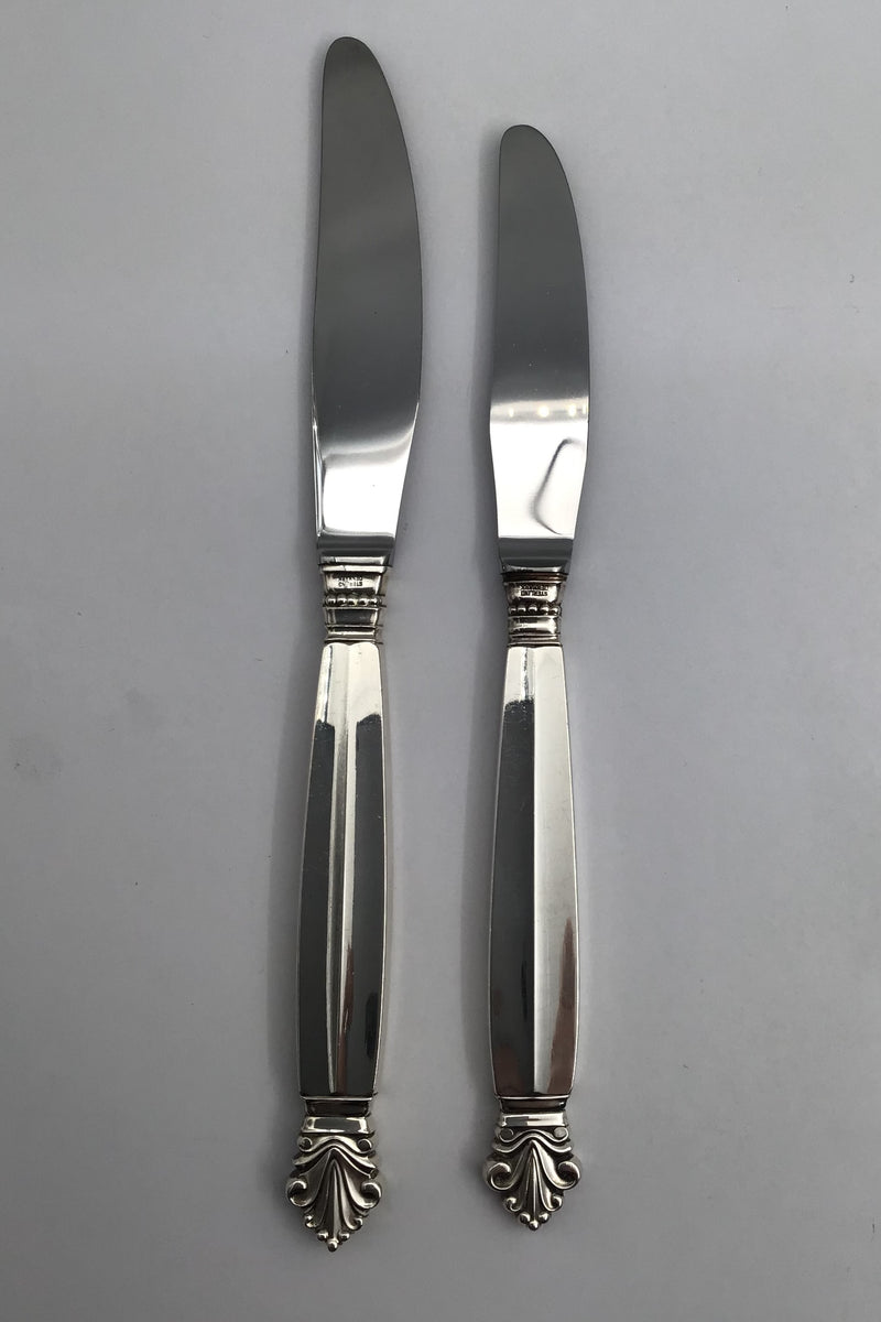 Georg Jensen Sterling Sølv Dronning Bestik sæt, 12 Personer (108 dele)