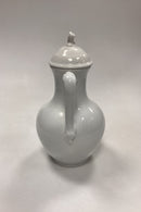 Royal Copenhagen Josephine, Hvid Svejfet Kaffekande No. 128