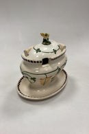 Aluminia Guldregn (Laburnum) Sauceskål med låg No. 10/298 - Danam Antik