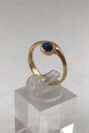 Bent Gabrielsen 14K Guld Ring No. 825 (Safir) - Danam Antik