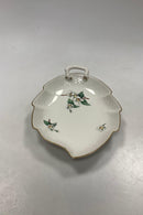 Bing and Grondahl Heimdal Leaf Shaped Cake Dish No 199