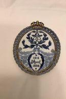 Royal Copenhagen Mindeplatte fra 1898 RC-CM017A med guld